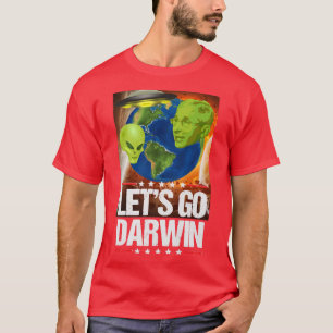 Let's Go Darwin USA Flag Vintage Fauci Ouchie Alie T-Shirt