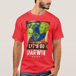 Let's Go Darwin USA Flag Vintage Fauci Ouchie Alie T-Shirt