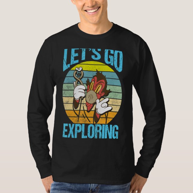 Let's Go Exploring Dentistry Dentist Dental T-Shirt (Front)