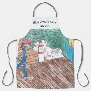 "Let's Go Fishing" Apron
