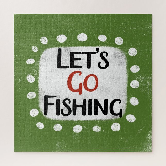 Let's Go Fishing Jigsaw Puzzle (Vertical)