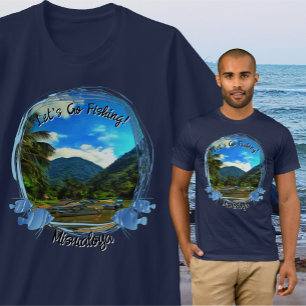 Let's Go Fishing Mismaloya River  0344 T-Shirt