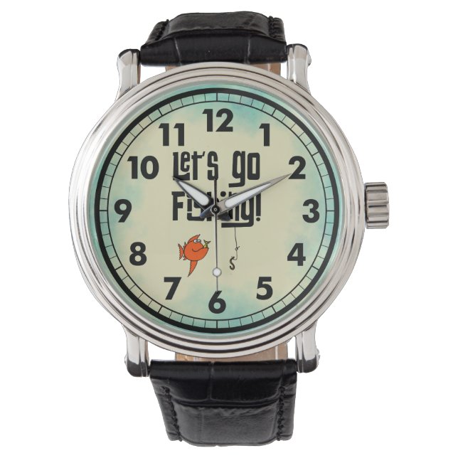 Let's go fishing! watch (Front)