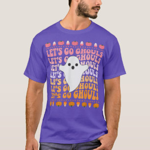 Let's Go Ghouls Bachelorette Halloween Retro Party T-Shirt