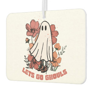 Lets Go Ghouls Car Air Freshener