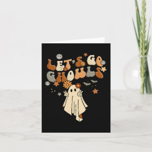 Let's Go Ghouls Comfy Halloween Cosy Autum Fall Card