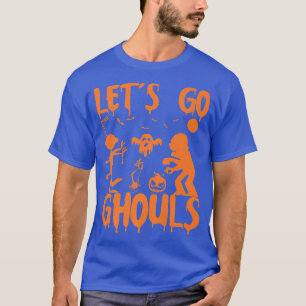 Lets Go Ghouls Dabbing Ghost Scary Halloween Costu T-Shirt