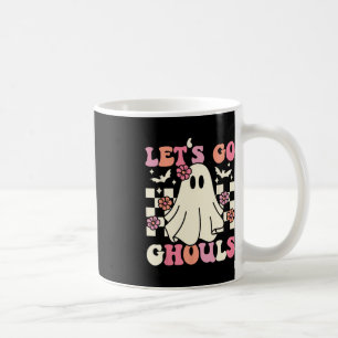 Let's Go Ghouls Halloween Ghost Costume Retro Groo Coffee Mug