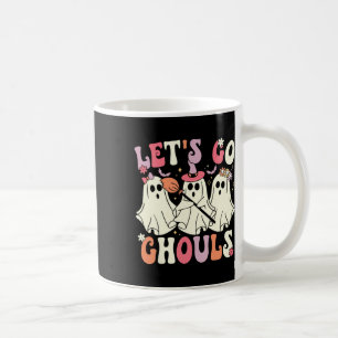Let's Go Ghouls Halloween Ghost Costume Retro Groo Coffee Mug