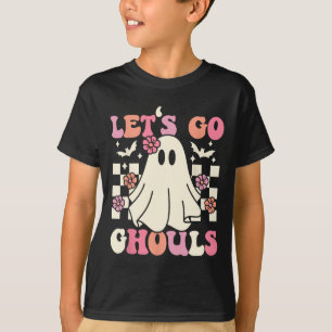 Let's Go Ghouls Halloween Ghost Costume Retro Groo T-Shirt