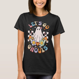 Let's Go Ghouls Halloween Ghost Outfit Costume Ret T-Shirt
