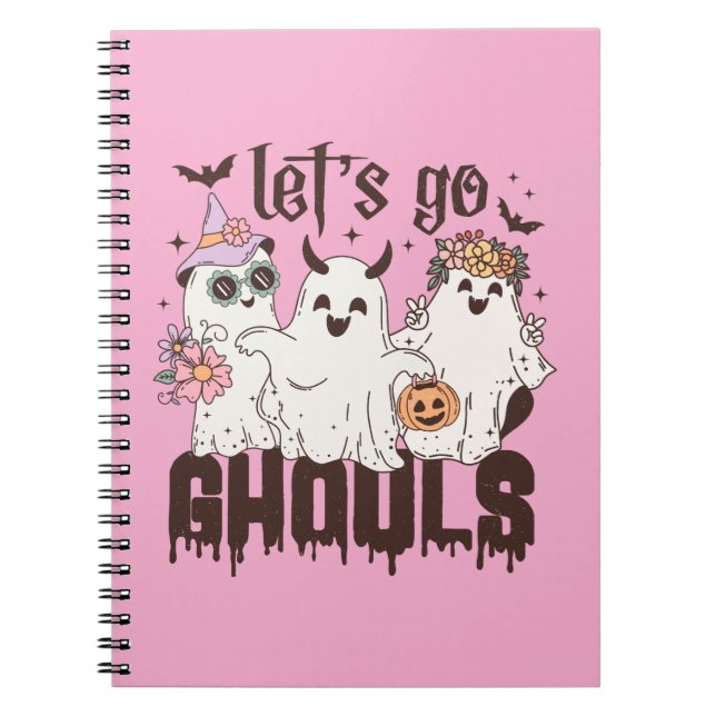 Let's Go Ghouls Halloween Notebook (Front)