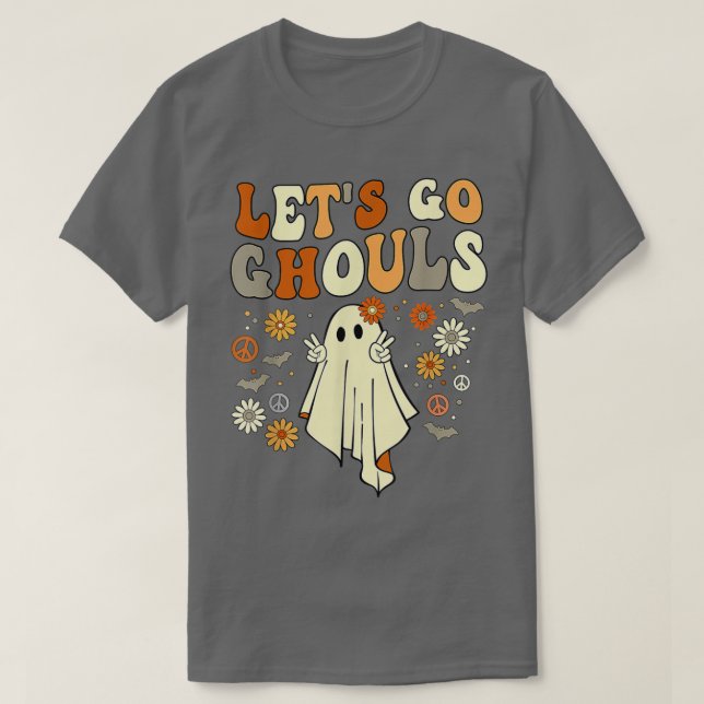 Let's Go Ghouls Shirt, Let's Go Ghouls, Funny Hall T-Shirt (Design Front)