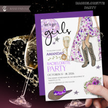 Lets Go Girls Cowboy Boots Disco Ball
