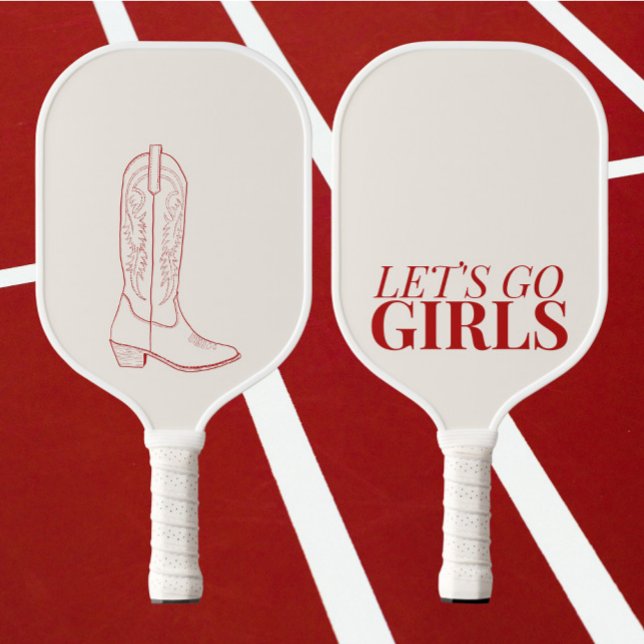 Let's go girls cowgirls Pickleball Paddle (Creator Uploaded)