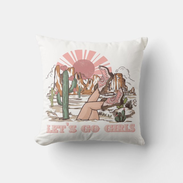 Let's Go Girls Cushion (Front)