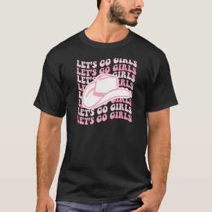 Let's Go Girls Nashville Bachelorette Cowgirl Pink T-Shirt
