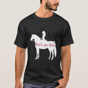 Let'S Go Girls Shirt For Women Cute Rodeo Girl Pin