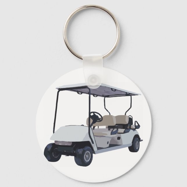 Let's Go Golfing Key Ring (Front)