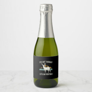 Let's Go Hunting Sparkling Wine Label