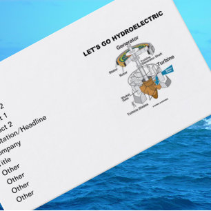 Let's Go Hydroelectric (Turbine Generator) Business Card