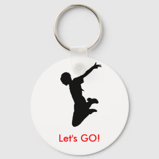 Let's GO! key chain