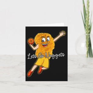 Lets Go Nuggets - Chicken Nugget Bysketbyll Player Card