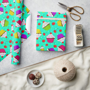 let's go party wrapping paper