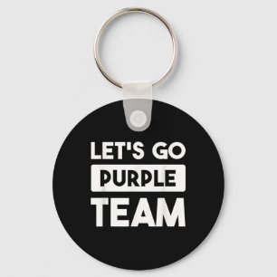 Lets Go Purple Team War Game Competition Summer Ca Key Ring