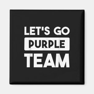 Lets Go Purple Team War Game Competition Summer Ca Magnet
