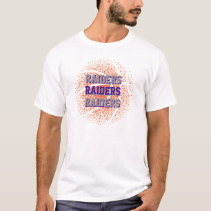 Lets Go Raiders White Unisex T-Shirt