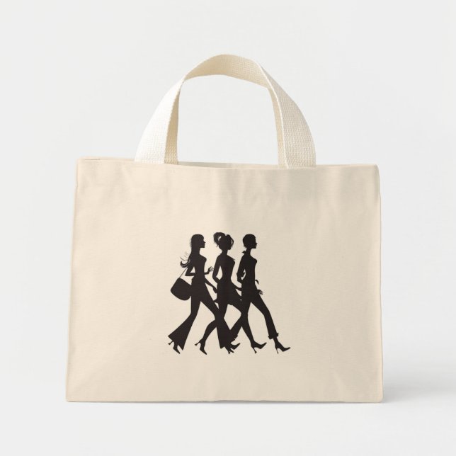 Lets Go Shopping Tote Bag (Front)