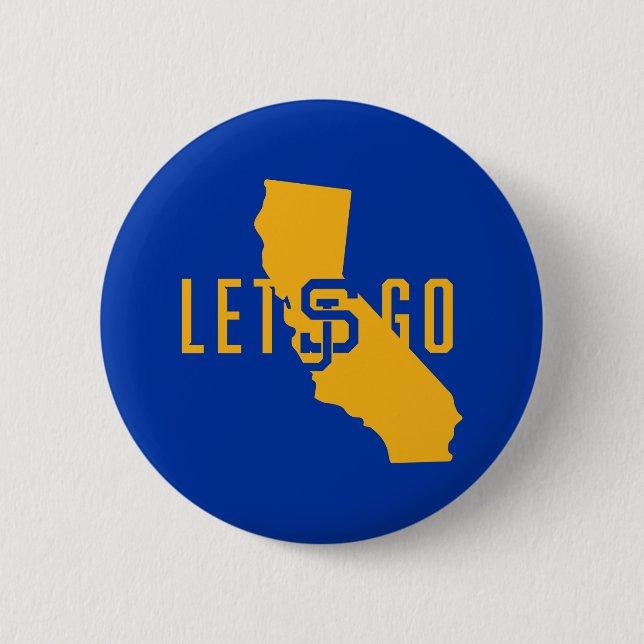 lets go SJ 6 Cm Round Badge (Front)