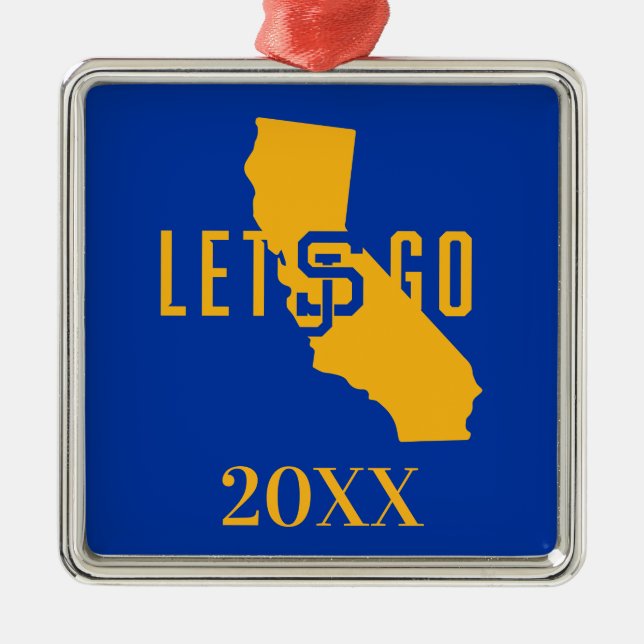 lets go SJ Metal Tree Decoration (Front)