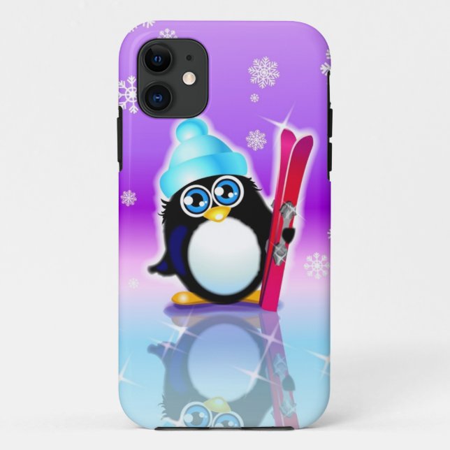 Let's Go Skiing iPhone 5 Case (Back)