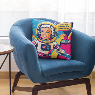 Let's Go Smash The Patriarchy Feminist  Cushion