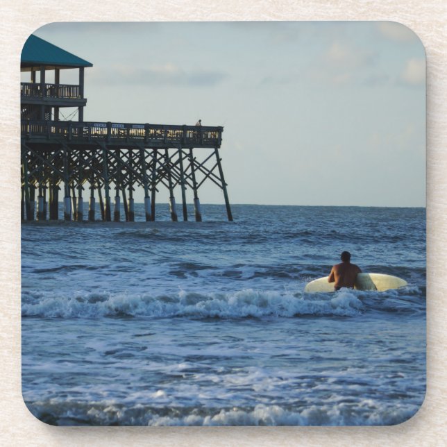 Let's Go Surfing Coaster (Front)
