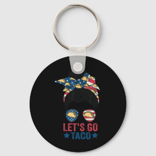 Let's Go Taco 32  Key Ring