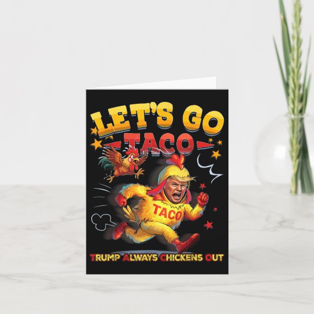 Lets Go Taco  Card (Front)