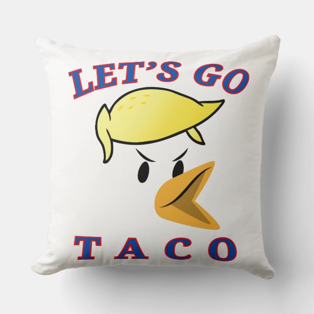 Let's Go TACO Cushion (Front)