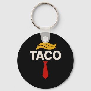 Let's Go Taco Funny Trump Always Chickens Out 29  Key Ring