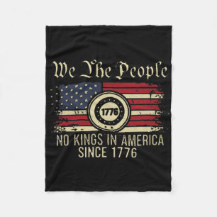Let's Go Taco No Kings In America Since 1776 Ameri Fleece Blanket