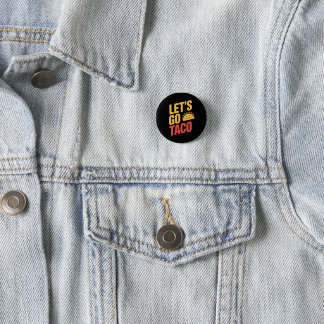 Let's Go TACO Political Satire 3 Cm Round Badge