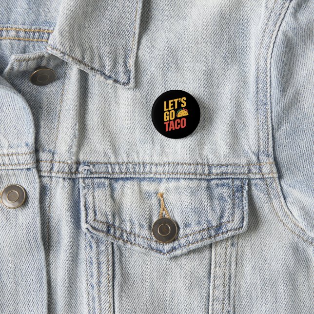 Let's Go TACO Political Satire 3 Cm Round Badge (In Situ)