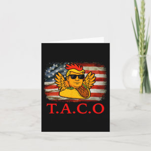 Let's Go Taco Shirt T.a.c.o Funny Trendy Chicken T Card