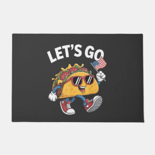 Let's Go TACO Trump  4th Of July Taco Lovers Doormat