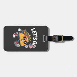 Let's Go TACO Trump 4th Of July Taco Lovers Luggage Tag