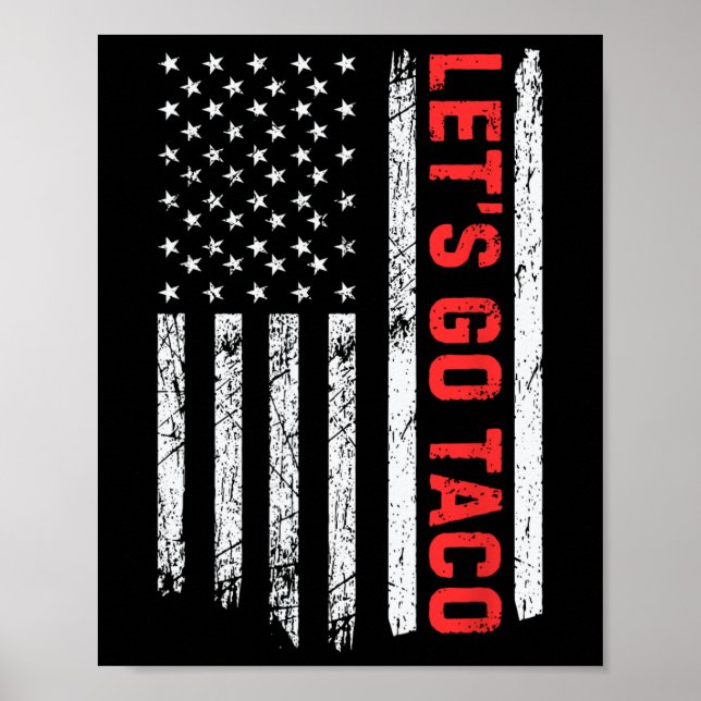Let's Go Taco - Vintage  Poster (Front)