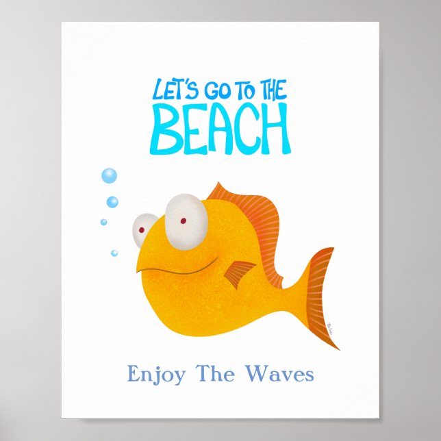Let's Go to the Beach!  Poster (Front)