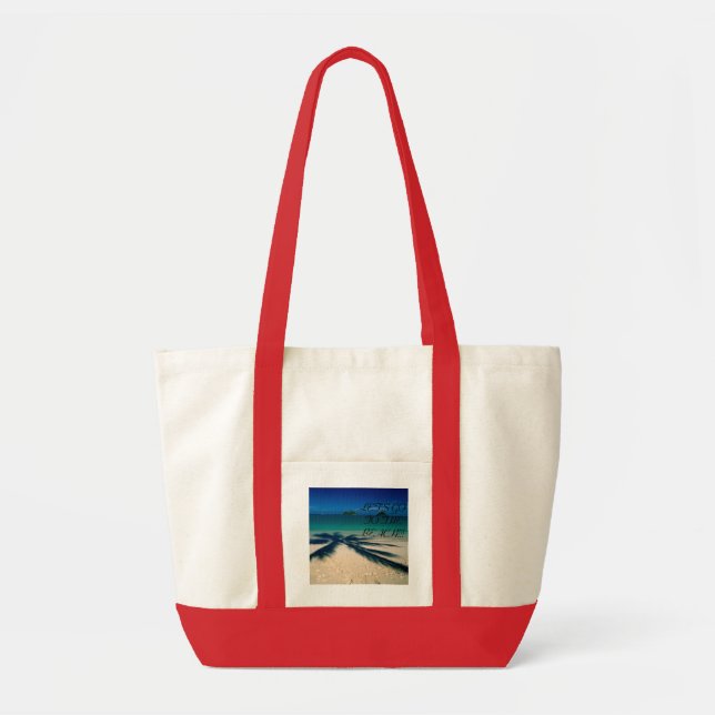 LET'S GO TO THE BEACH!!! TOTE BAG (Front)